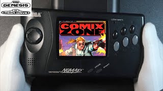 Comix Zone Sega Nomad with IPS screen Handheld Gameplay [upl. by Melinda]