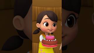 Happy Birthday Song shorts nurseryrhymes kidssongs preschool birthdaycelebration [upl. by Dinse]