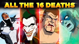 All 16 Deaths In Injustice Animated Movie [upl. by Janie]