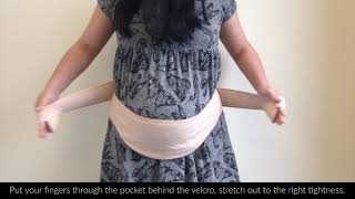 How to use Mamaway Maternity Belt [upl. by Kroy231]