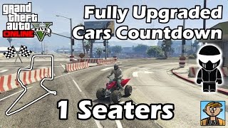 Fastest 1 Seater Vehicles 2015  Best Fully Upgraded Cars In GTA Online [upl. by Kram592]