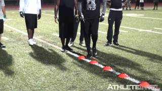 Chad Ochocinco Andre Johnson Santana Moss Antonio Brown workout  AthleteIntel [upl. by Swain]