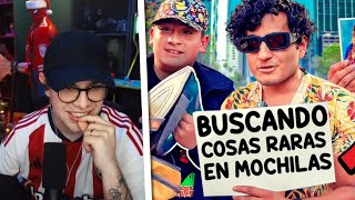 JUANSGUARNIZO REACCIONA A BUSCANDO COSAS RARAS EN MOCHILAS  ISLAS VLOGS [upl. by Emmett]