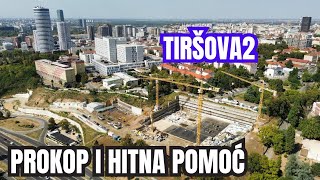 PREGLED RADOVA TIRŠOVA 2 HITNA POMOĆ I PROKOP [upl. by Anitirhc]