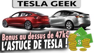 L’ASTUCE de TESLA qui booste le BONUS écologique [upl. by Anemaj]