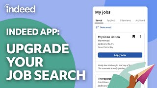 How to Use the Indeed Mobile App To Take Your Job Search to the Next Level  Indeed [upl. by Hetty]