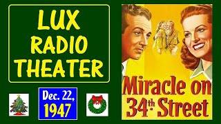 LUX RADIO THEATER  quotMIRACLE ON 34th STREETquot 122247 [upl. by Drucie]