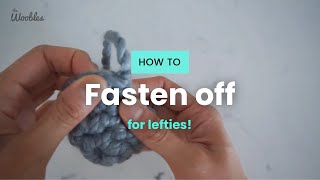 How to crochet an invisible fasten off for open edges [upl. by Norda]