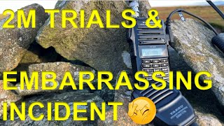 New 2m Antenna Trial amp Embarrassing Incident [upl. by Selrac855]