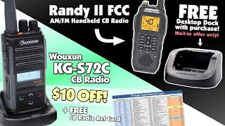 Specials on Randy II and KGS72C Handheld CB Radios For February 2024 [upl. by Aivat]