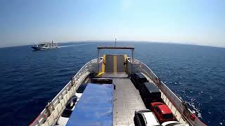 Ferry Ride timelpase corfu ferry timelapse [upl. by Midas]