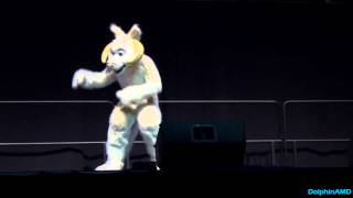 Anthrocon 2012  Fursuit Dance Competition  Tauntaun [upl. by Nevada]