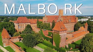 Zamek w Malborku  Malbork Castle Poland 🇵🇱  Cinematic Drone Video 4K [upl. by Pattie420]