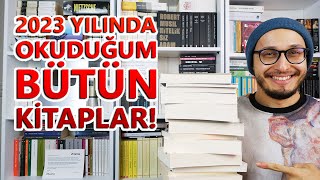 2023te Okuduğum BÜTÜN KİTAPLAR  Muhteşem Kitap Önerileri [upl. by Airitak]