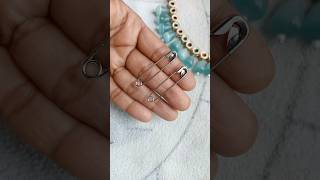 Amezing 😱😳😳MiNi SAFETY PIN Earrings diy earringsearrings makingshortvideo ViralShortsyoutube [upl. by Nevs]