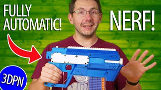 Fire Nerf Darts FAST  3D Printing the Project FDL3 Blaster for ERRF [upl. by Marx]