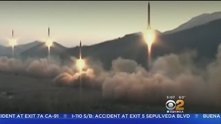 Vandenberg Air Force Base Launching Missile Defense Test Tuesday [upl. by Yatnuahs]