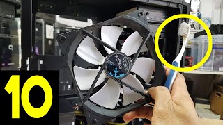 How To Clean Your Computer From Dust Without Compressed Air With An Old Toothbrush  Pt 10 [upl. by Bik447]