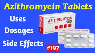 Azithromycin Tablets ip 500mg Hindi  Azithral 500 mg Tablet Uses  Azicip 500 Tablet Uses in Hindi [upl. by Wyly419]