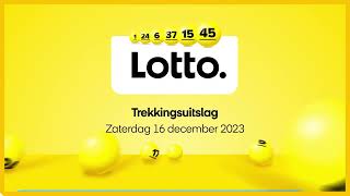 Lotto trekkingsuitslag 16 december 2023 [upl. by Nonie862]