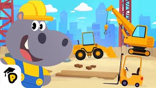 Bulldozers kranen en meer  Kinderfilmpjes  Dr Panda TotoTime Nederlands  S1  Dutch for Kids [upl. by Aleyam]