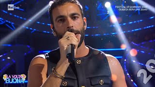 Sanremo 2024 Mengoni sul palco con Amadeus  La Volta Buona 06022024 [upl. by Palecek663]