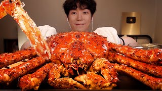 MUKBANG겨울엔 비싼 레드 킹크랩 먹방 레전드 帝王蟹 キンクレプ KING CRAB EATING SOUNDSSIO ASMR 시오 [upl. by Ednargel]