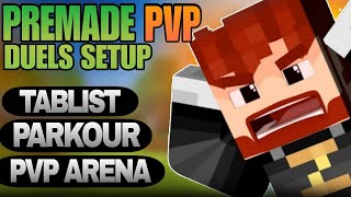 Minecraft pvpduels setup  free setup download free  pvp setup [upl. by Anairda]