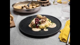 Recette Boulettes de viande à la suédoise Köttbullar  ZWILLING Culinary World [upl. by Assirralc]