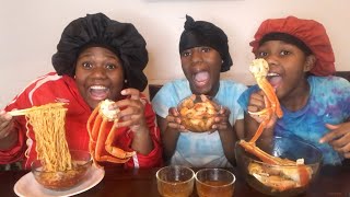 Ratchet seafood boil MUKBANG [upl. by Reld]