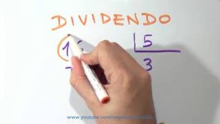 Cuál es el dividendo en una división  Aprender a dividir [upl. by Terag]