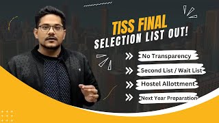 TISS 2023 Final Merit List Out  No Transparency  Wait list  Hostel Allotment  CUETPG 2025 Prep [upl. by Fedirko521]