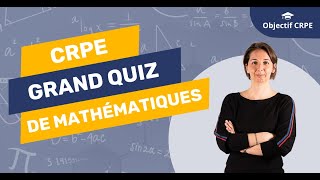 CRPE 2025  Grand quiz de maths  testez votre niveau pour le CRPE [upl. by Nedyaj779]