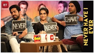 Bareilly Ki Barfi  Kriti Sanon Ayushmann amp Rajkumar Reveal FASCINATING SECRETS  Never Have I Ever [upl. by Ecahc276]