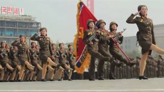 I Put Staying Alive Over North Koreans Marching [upl. by Loggia47]