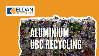 Recycling of used beverage cans aluminium cans UBC [upl. by Naneik]