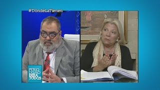 Carrió con Lanata quotYo ya no confío en la Justicia Federal no vieron ni lo obvioquot [upl. by Ennaej]