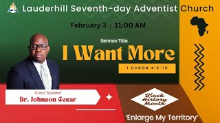 Lauderhill Live Worship Service  Dr Johnson Cesar  Feb 3 2024 [upl. by Abroms776]