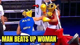 Biological Male DESTROYS Female Boxer in Paris Olympics [upl. by Rabassa]