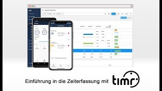 Einführung in die Arbeitszeiterfassung und Projektzeiterfassung mit timr [upl. by Iht]