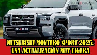 La Mitsubishi Montero Sport 2024 estrena nuevo motor y un ligero rediseño [upl. by Llerot597]