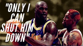 How Dennis Rodman kept Shaq at 0 Points  Master Mind [upl. by Aitram342]