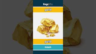 🇬🇧🇩🇰 gold  guld  vocabulary builder  learn English  Lad os lære engelsk [upl. by Nnayr]