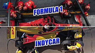 The Difference Between IndyCar And F1 Pit Stops  Romain Grosjean [upl. by Celik]