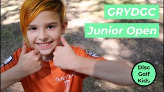 GRYDGC Junior Open Kentwood MI  FJ10 Highlights  Disc Golf Kids [upl. by Ydnem622]