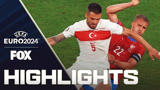 Czechia vs Türkiye Highlights  UEFA Euro 2024 [upl. by Nyrtak746]