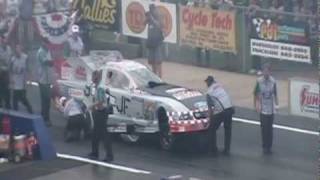 Ashley Force vs John Force  Night Under Fire [upl. by Buna255]