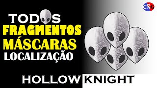 Fragmento de Máscara Hollow Knight  Todos os FRAGMENTOS de MÁSCARA Localização [upl. by Ecnerol]