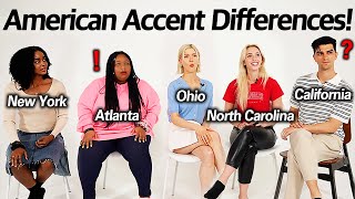 Americans were Shocked by 5 Different States Accents CaliforniaAtlantaNYNorth CarolinaOhio [upl. by Trevethick]