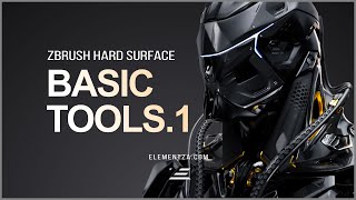 ZBrush Hard Surface Basic Tools Part One [upl. by Paule]